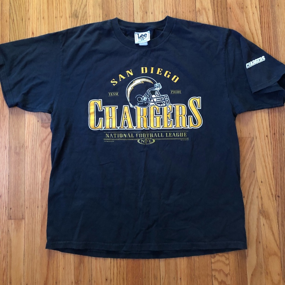San Diego Chargers Vintage T Shirt 90s Blue NFL